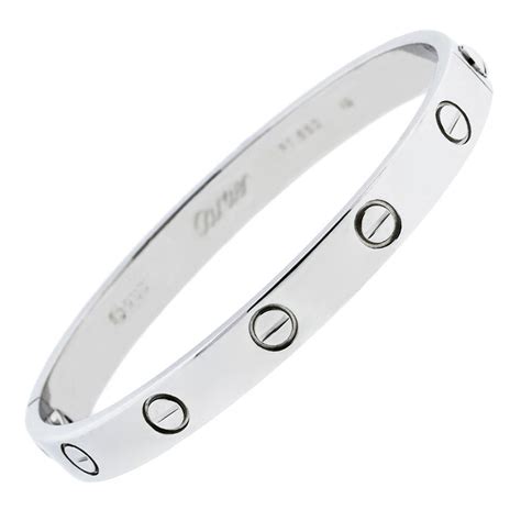 cartier platinum bracelet|cartier love bracelet platinum price.